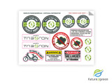 Triboron stickerset