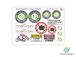 Triboron stickerset